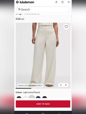 NWT l Lululemon Swift Mid-Rise Wide Leg Pants